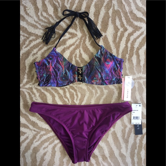 Pilyq Other - PILYQ | La Blanca Peacock Strappy Bikini Set Pilyq Other - PILYQ | La Blanca Peacock Strappy Bikini Set